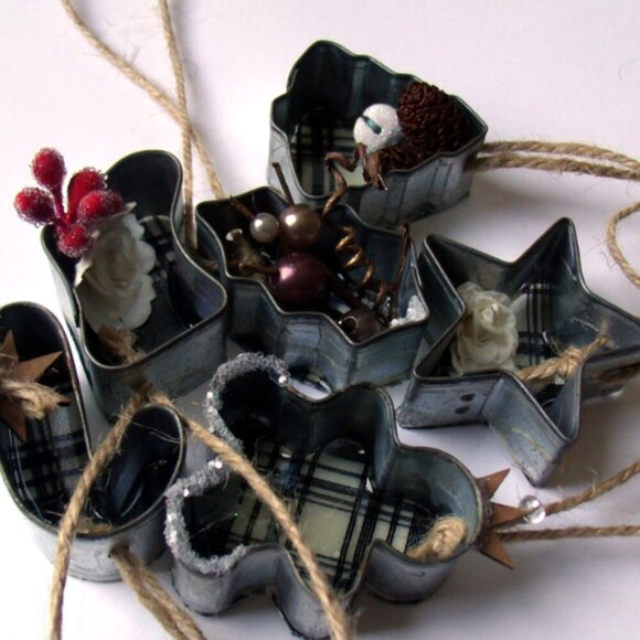 craft set Metal Christmas Cookie Cutters - Picture 4 of 5